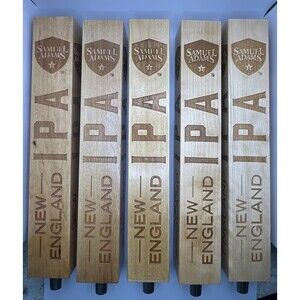 5 Lot Samuel Adams New England IPA beer  tap handle 13in Wooden Bar Man Cave Pub
